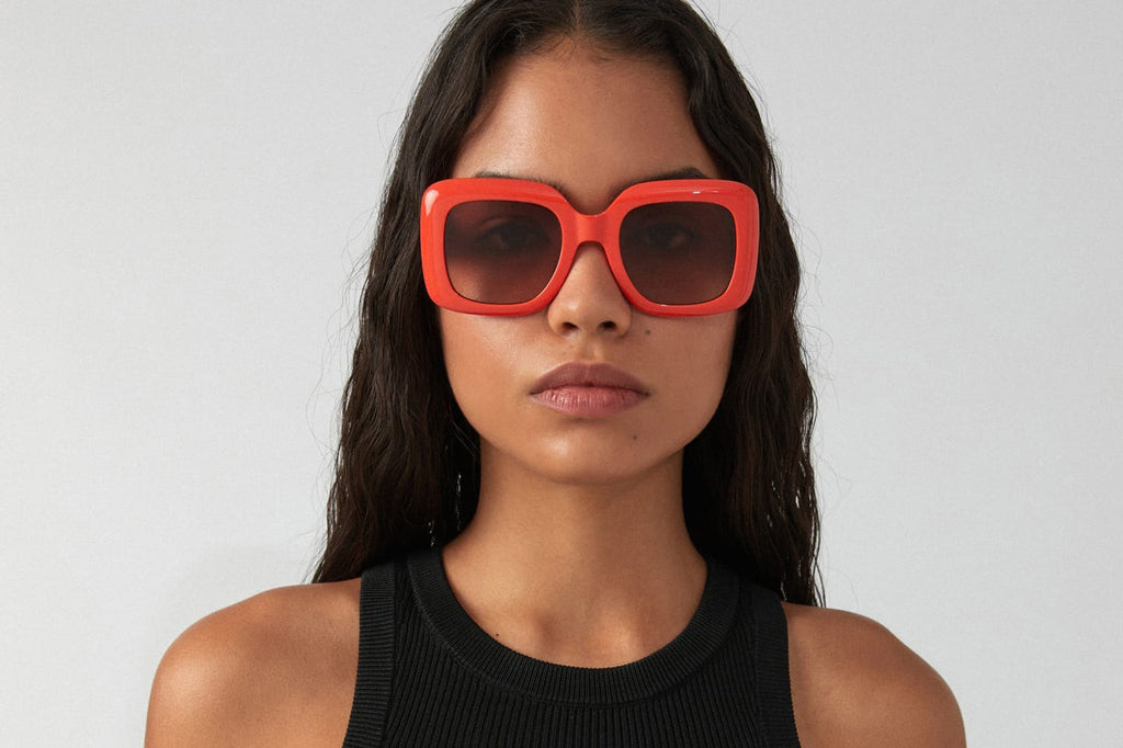 Kaleos Eyehunters - Grudet Sunglasses Monochrome Orange