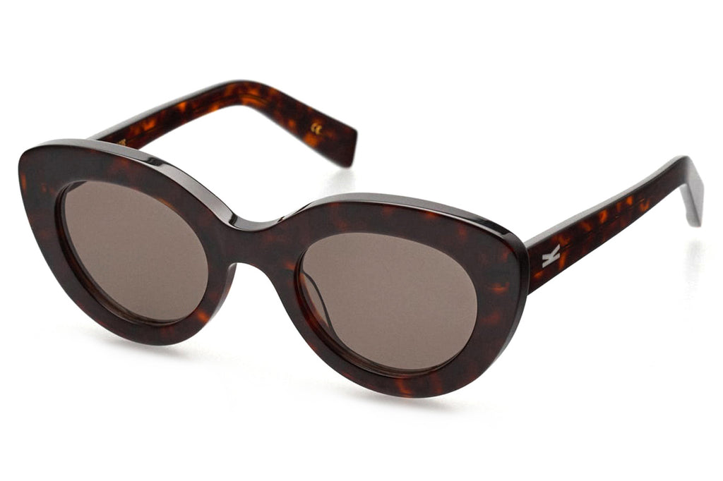 Kaleos Eyehunters - Sawyer Sunglasses Dark Brown Havana