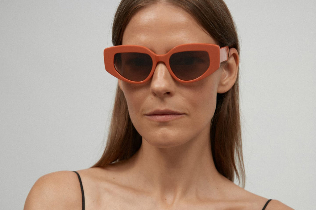 Kaleos Eyehunters - Fowler Sunglasses Monochrome Orange