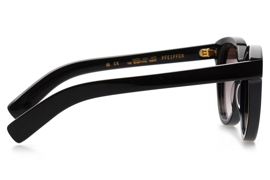 Kaleos Eyehunters - Pfeiffer Sunglasses Monochrome Black