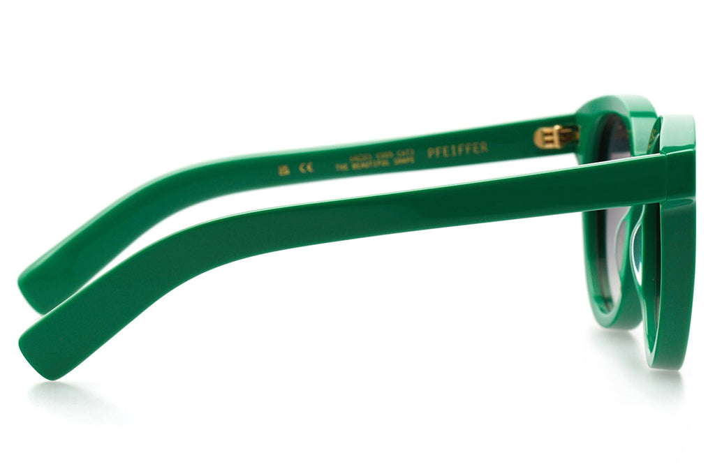 Kaleos Eyehunters - Pfeiffer Sunglasses Monochrome Green