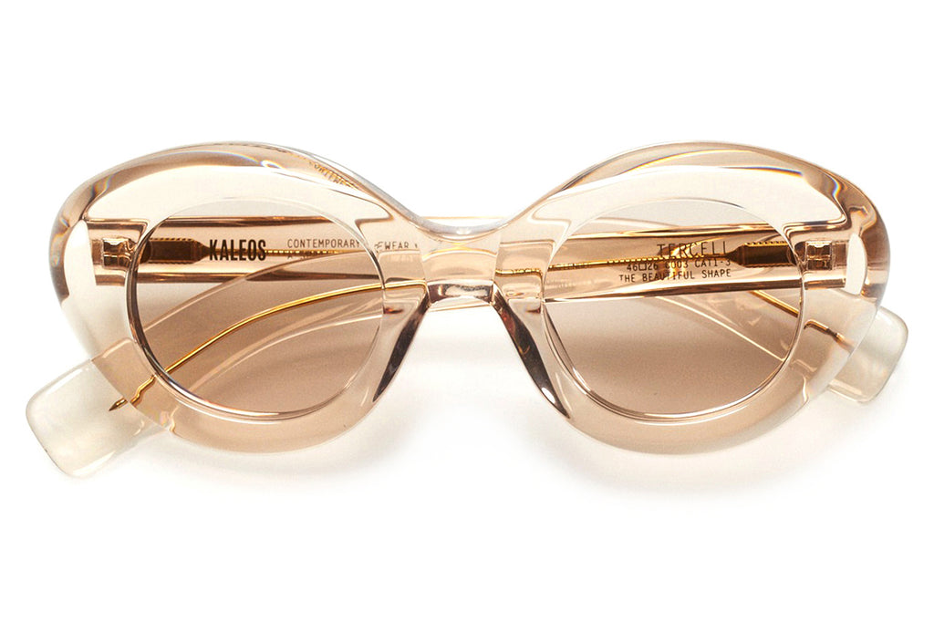 Kaleos Eyehunters - Tercell Sunglasses Transparent Champagne