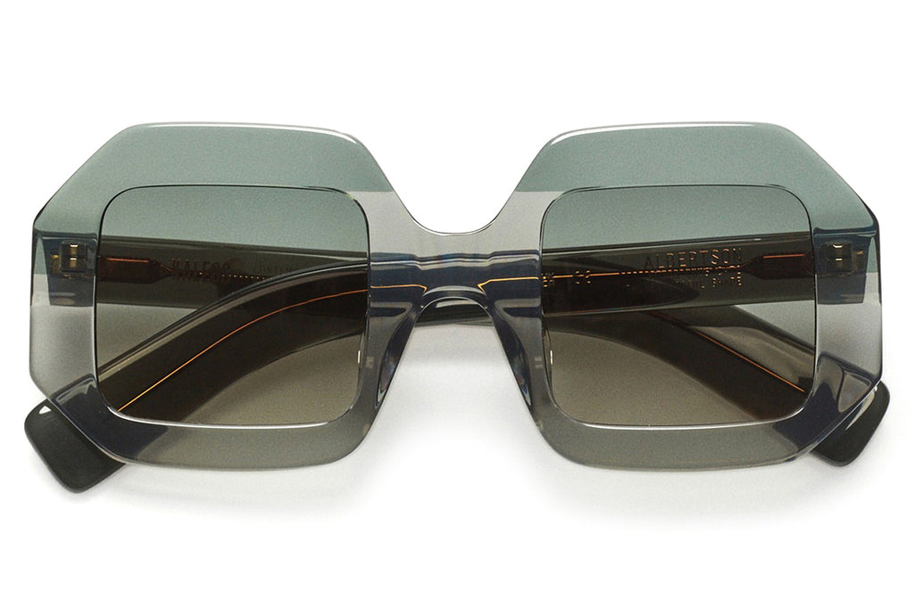 Kaleos Eyehunters - Albertson Sunglasses Transparent Green-Grey/Champagne