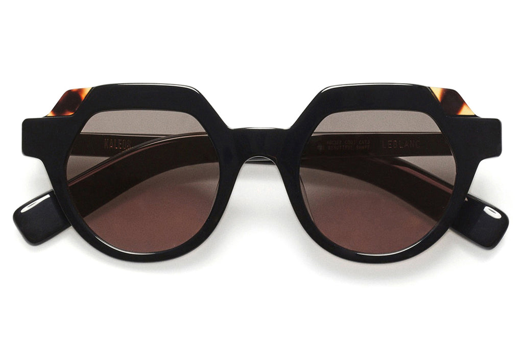Kaleos Eyehunters - Leblanc Sunglasses Black/Brown Tortoise