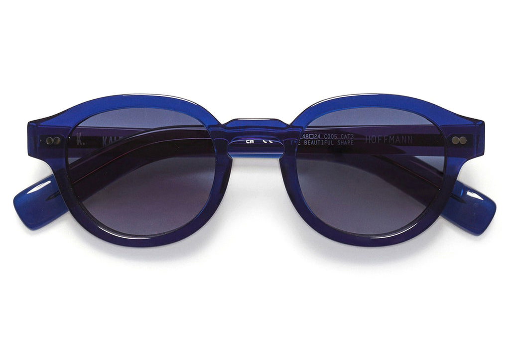Kaleos Eyehunters - Hoffmann Sunglasses Monochrome Blue