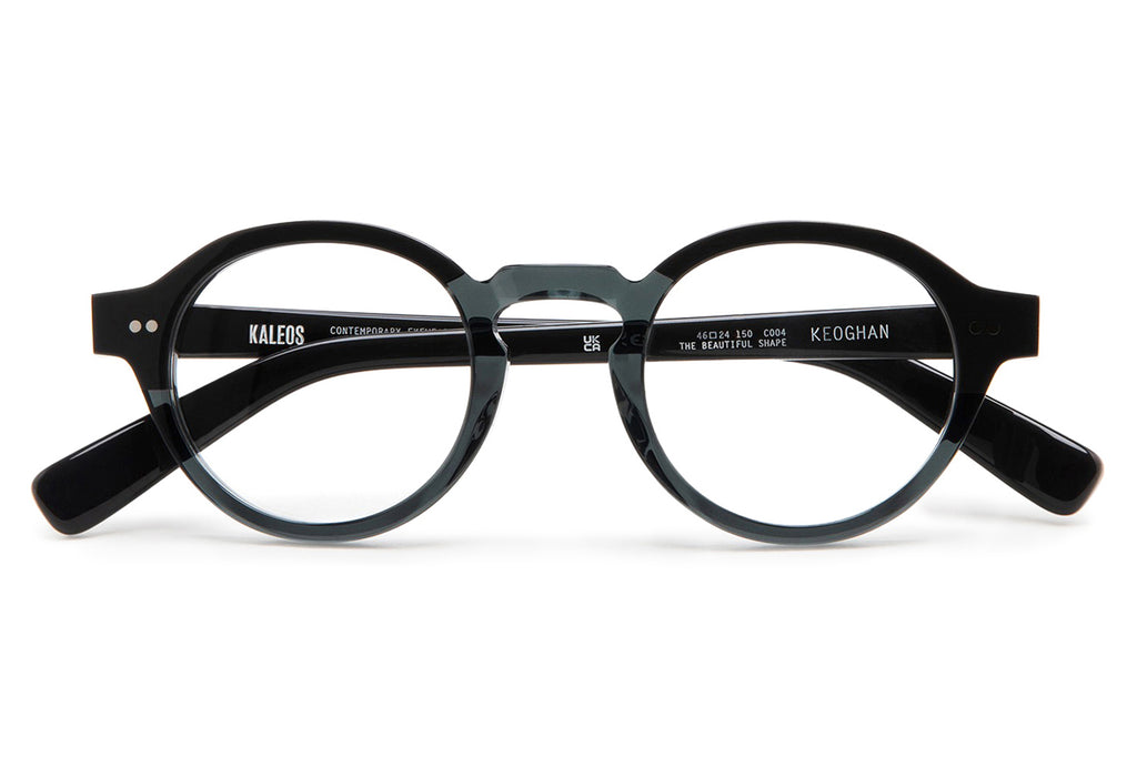 Kaleos Eyehunters - Keoghan Eyeglasses Transparent Greyish Green/Dark Grey