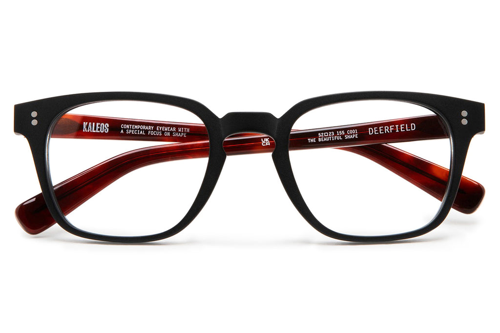 Kaleos Eyehunters - Deerfield Eyeglasses Black