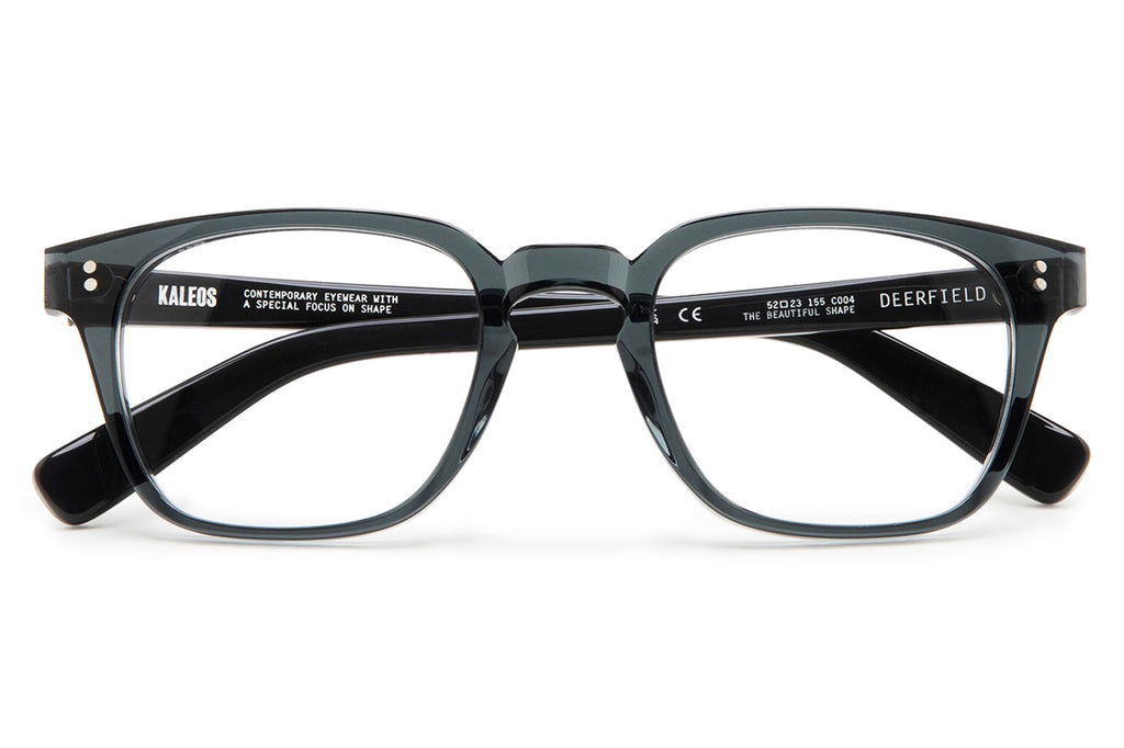 Kaleos Eyehunters - Deerfield Eyeglasses Transparent Greyish Green