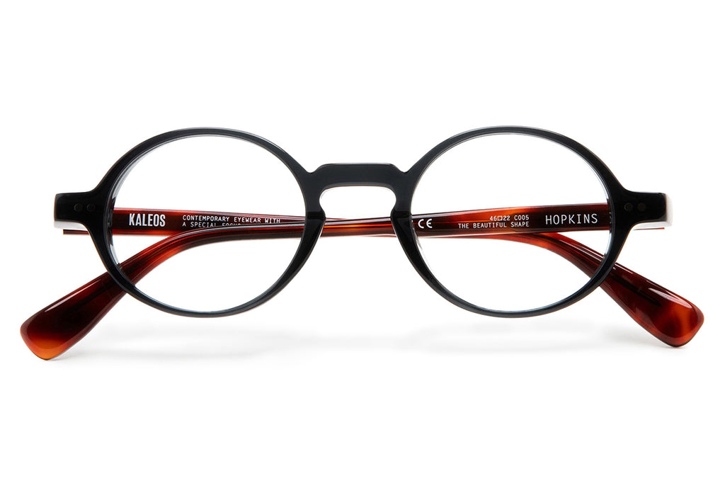 Kaleos Eyehunters - Hopkins Eyeglasses Transparent Dark Grey