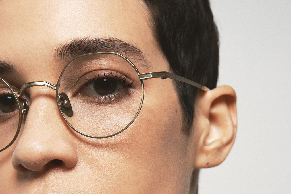 Kaleos Eyehunters - Wakeling Eyeglasses Brushed Gold