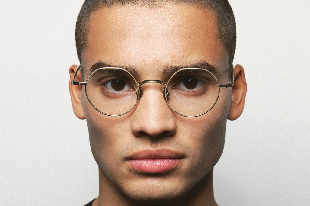 Kaleos Eyehunters - Wakeling Eyeglasses Brushed Gold