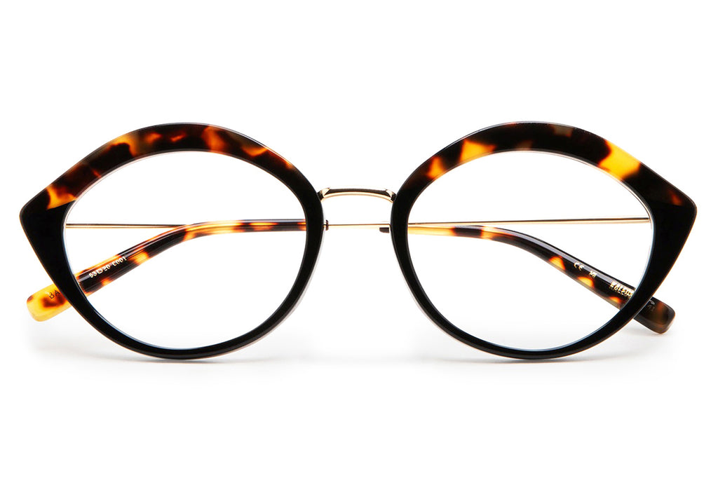 Kaleos Eyehunters - Bakker Eyeglasses Black/Dark Brown Tortoise