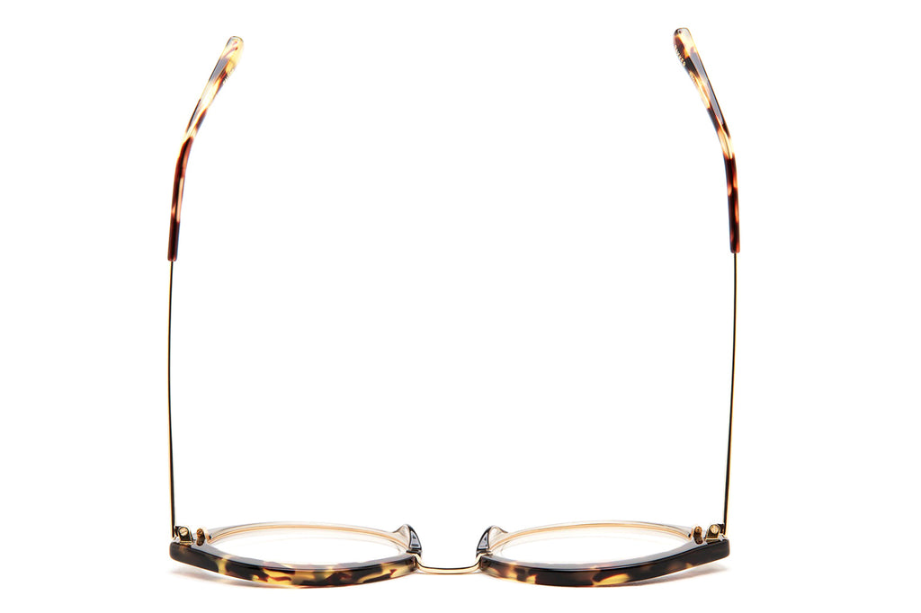 Kaleos Eyehunters - Bakker Eyeglasses Transparent Beige/Dark Brown Tortoise