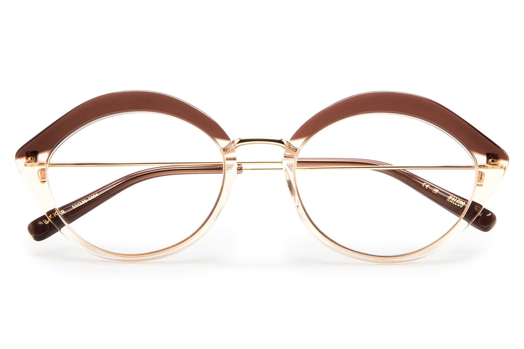 Kaleos Eyehunters - Bakker Eyeglasses Transparent Champagne/Dark Brown