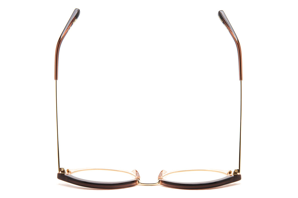 Kaleos Eyehunters - Bakker Eyeglasses Transparent Champagne/Dark Brown