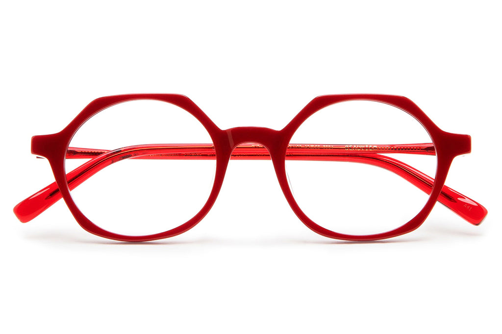 Kaleos Eyehunters - Beauvier Eyeglasses Red