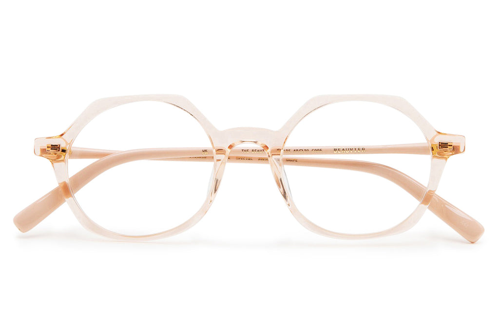 Kaleos Eyehunters - Beauvier Eyeglasses Transparent Light Pink