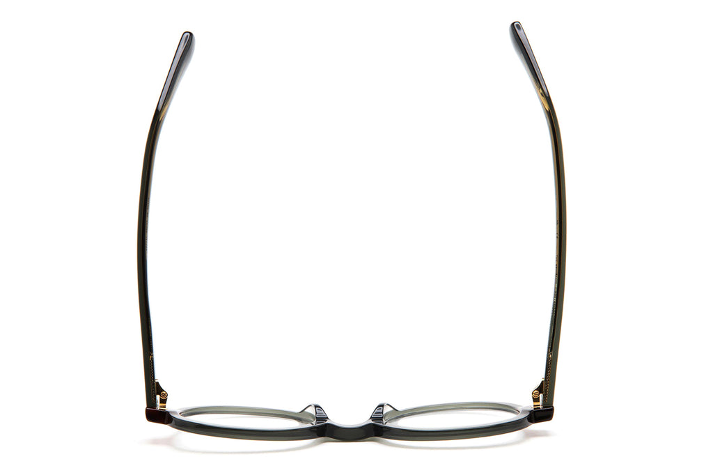 Kaleos Eyehunters - Covett Eyeglasses Transparent Dark Green/Dark Brown Tortoise