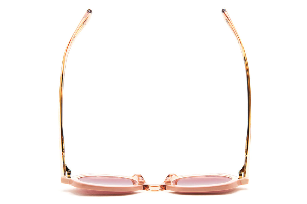 Kaleos Eyehunters - Webb Sunglasses Transparent Light Pink/Dark Peach/Beige