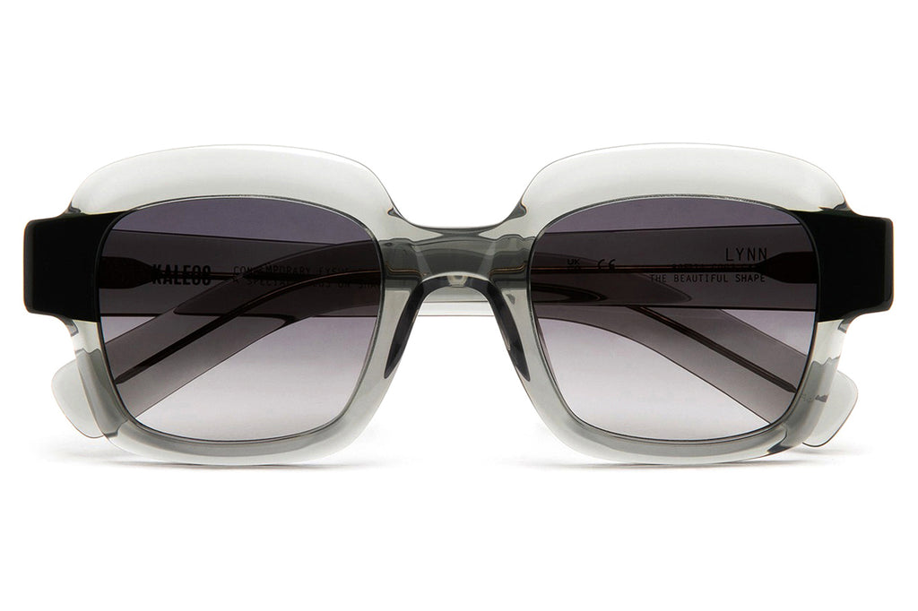 Kaleos Eyehunters - Lynn Sunglasses Transparent Light Grey/Dark Green