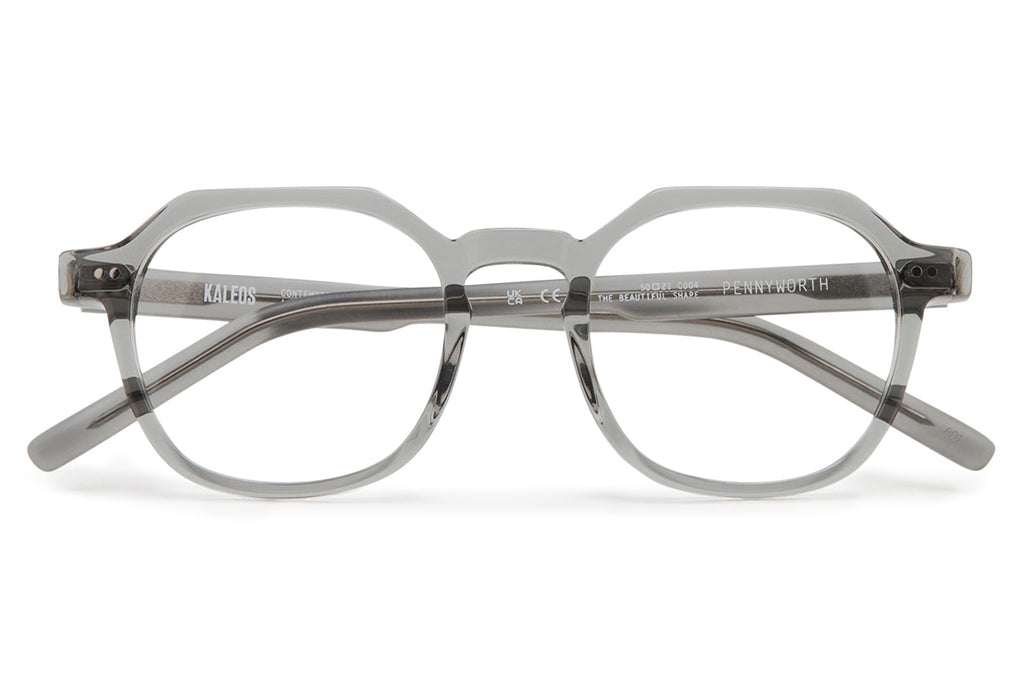 Kaleos Eyehunters - Pennyworth Eyeglasses Transparent Grey