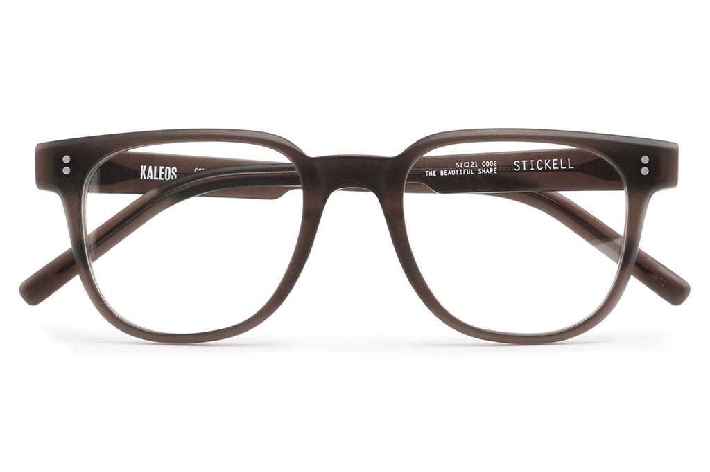 Kaleos Eyehunters - Stickell Eyeglasses Matte Brown