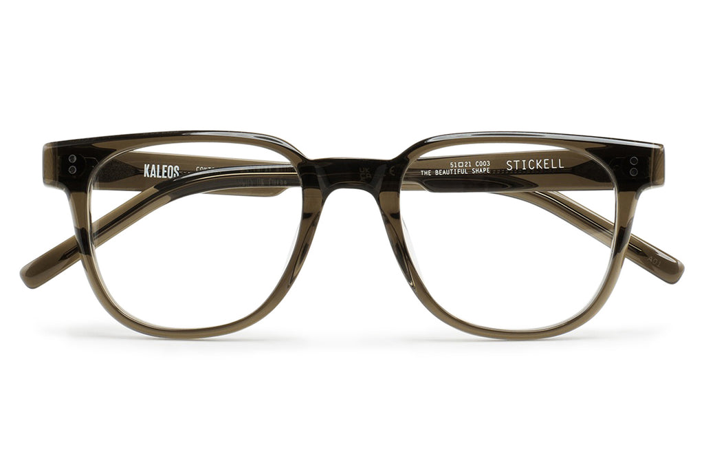 Kaleos Eyehunters - Stickell Eyeglasses Transparent Olive