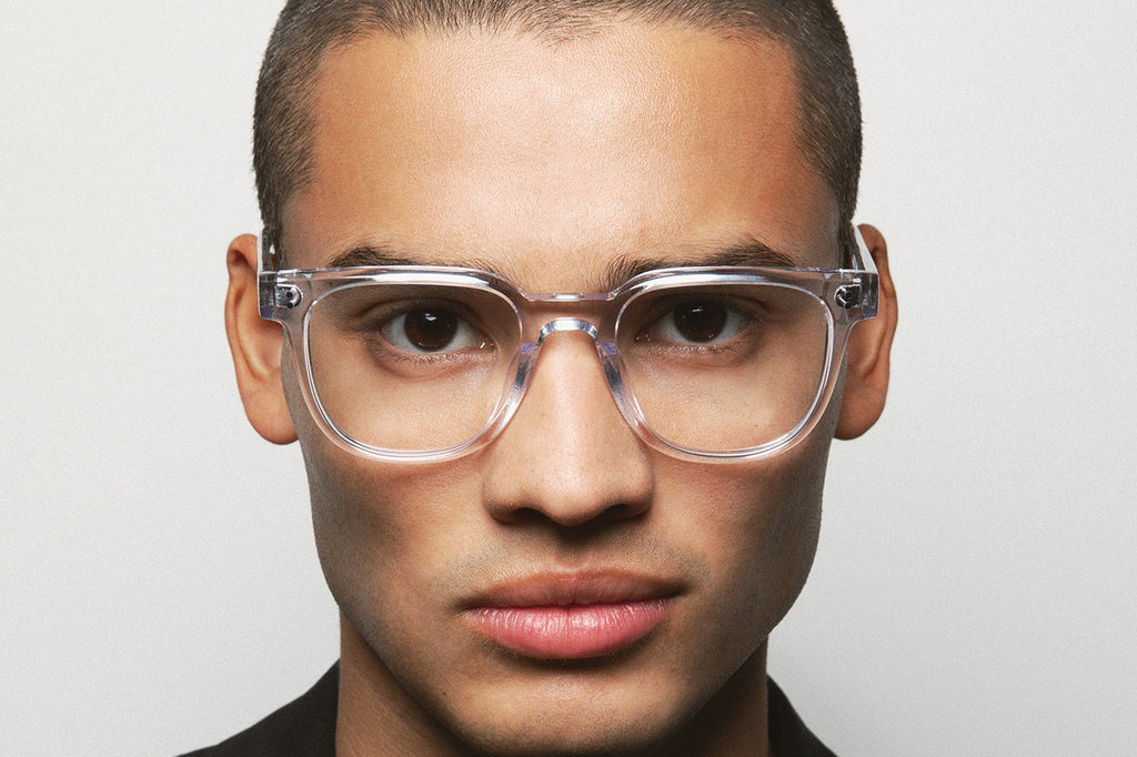 Kaleos Eyehunters - Stickell Eyeglasses Transparent Crystal