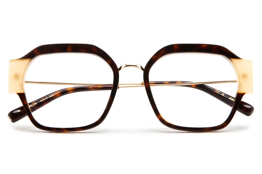 Kaleos Eyehunters - McLaughlin Eyeglasses Dark Brown Tortoise/Translucent Ivory