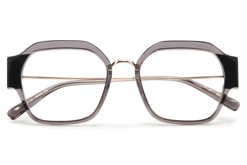 Kaleos Eyehunters - McLaughlin Eyeglasses Transparent Grey/Opaque Dark Grey