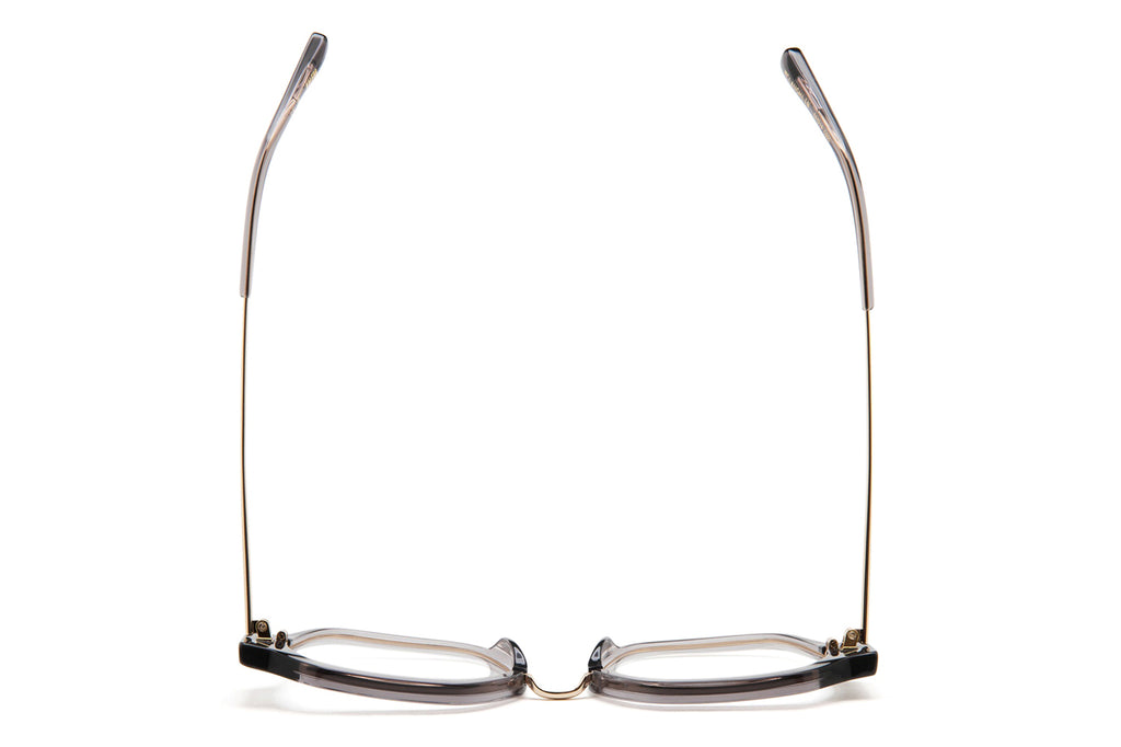 Kaleos Eyehunters - McLaughlin Eyeglasses Transparent Grey/Opaque Dark Grey