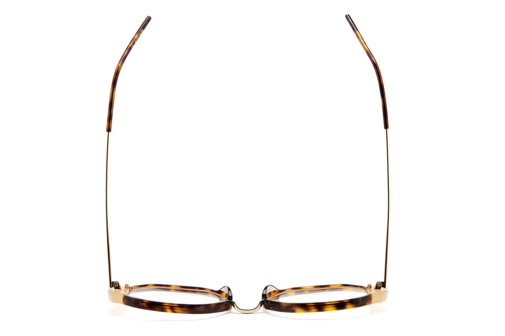 Kaleos Eyehunters - Sachs Eyeglasses Dark Brown Tortoise/Translucent Beige