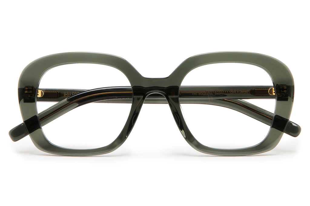 Kaleos Eyehunters - Barnum Eyeglasses Transparent Dark Green