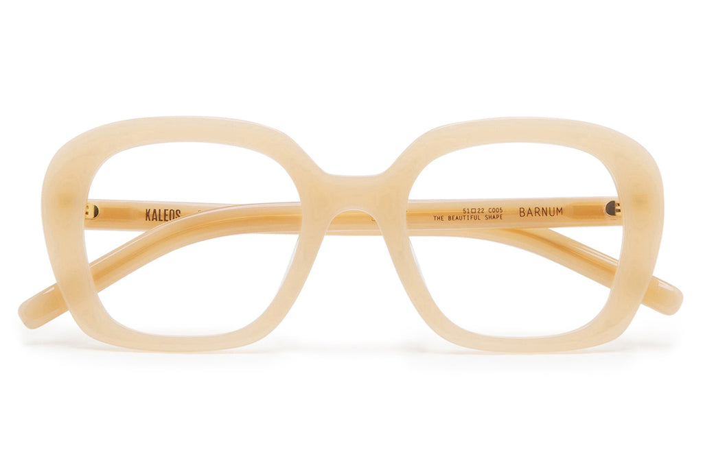 Kaleos Eyehunters - Barnum Eyeglasses Translucent Ivory