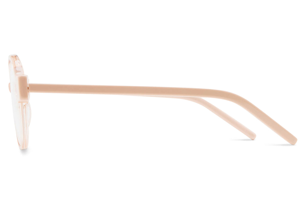 Kaleos Eyehunters - Leclaire Eyeglasses Transparent Pink/Opaque Light Pink