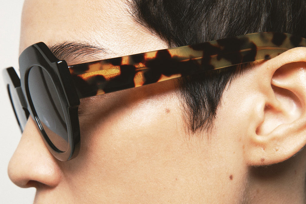 Kaleos Eyehunters - Tatlock Sunglasses Black with  Black Gradient Lenses