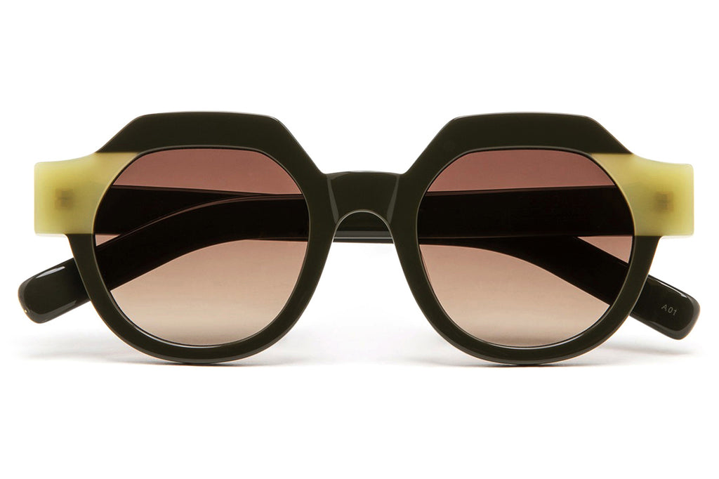 Kaleos Eyehunters - Drysdale Sunglasses Olive/Translucent Green