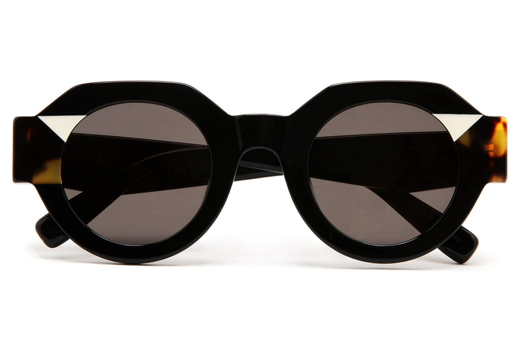 Kaleos Eyehunters - Foote Sunglasses Black/Brown Tortoise/White