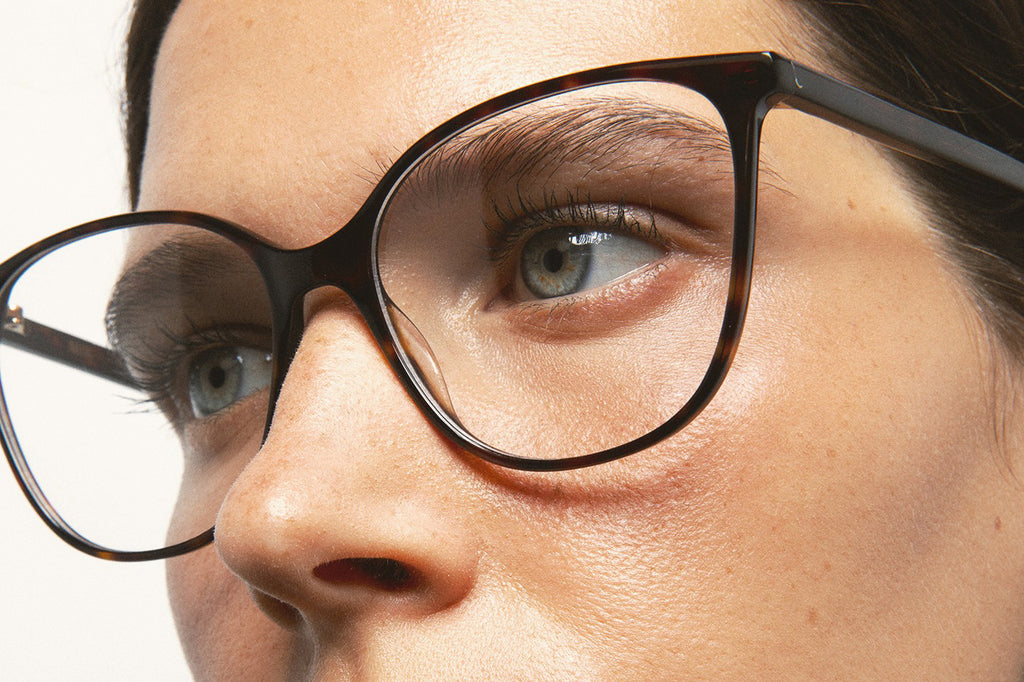 Kaleos Eyehunters - Lardi Eyeglasses Dark Brown Tortoise