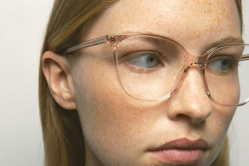 Kaleos Eyehunters - Lardi Eyeglasses Transparent Light Pink