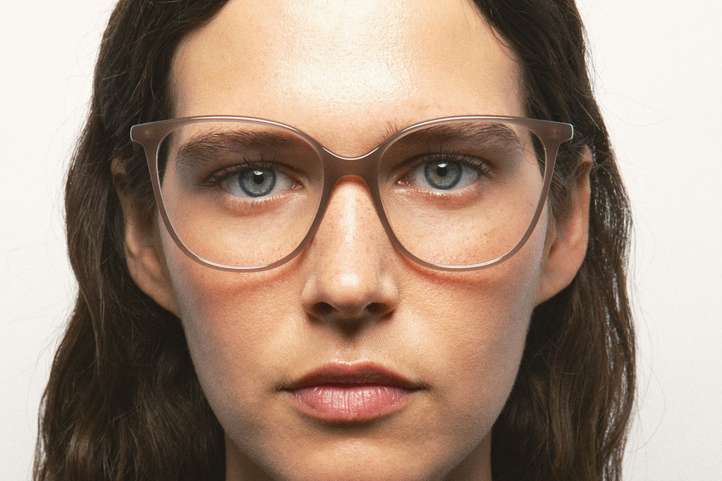 Kaleos Eyehunters - Lardi Eyeglasses Translucent Brown