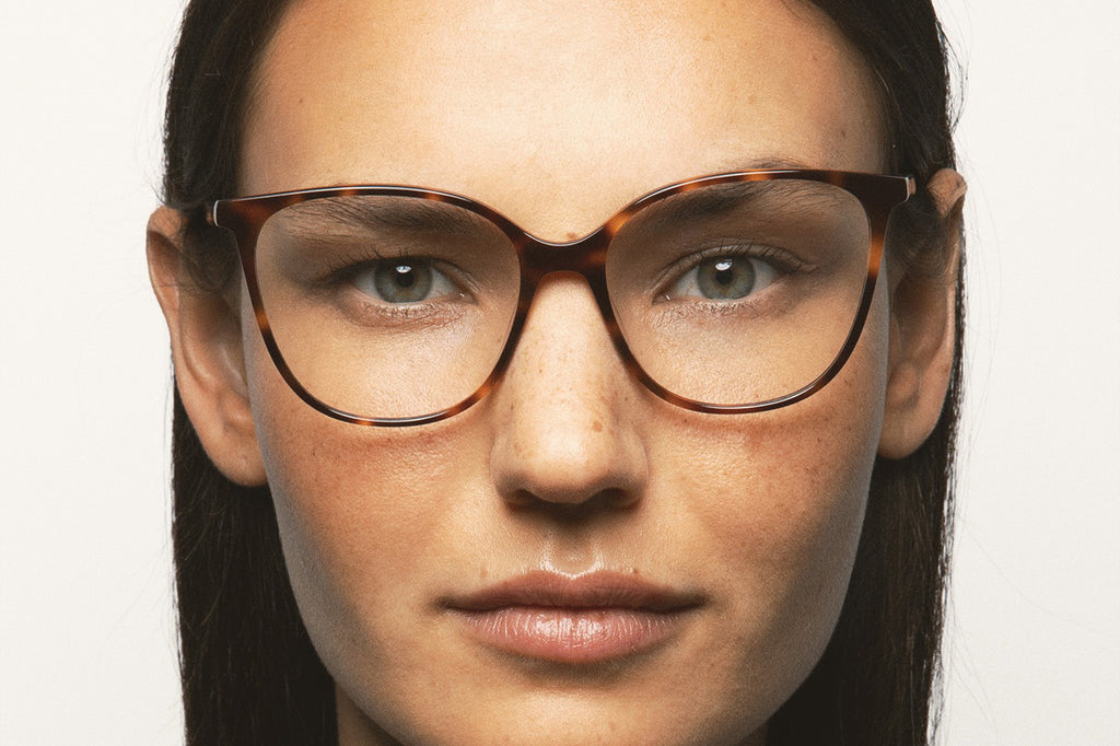 Kaleos Eyehunters - Lardi Eyeglasses Brown Havana