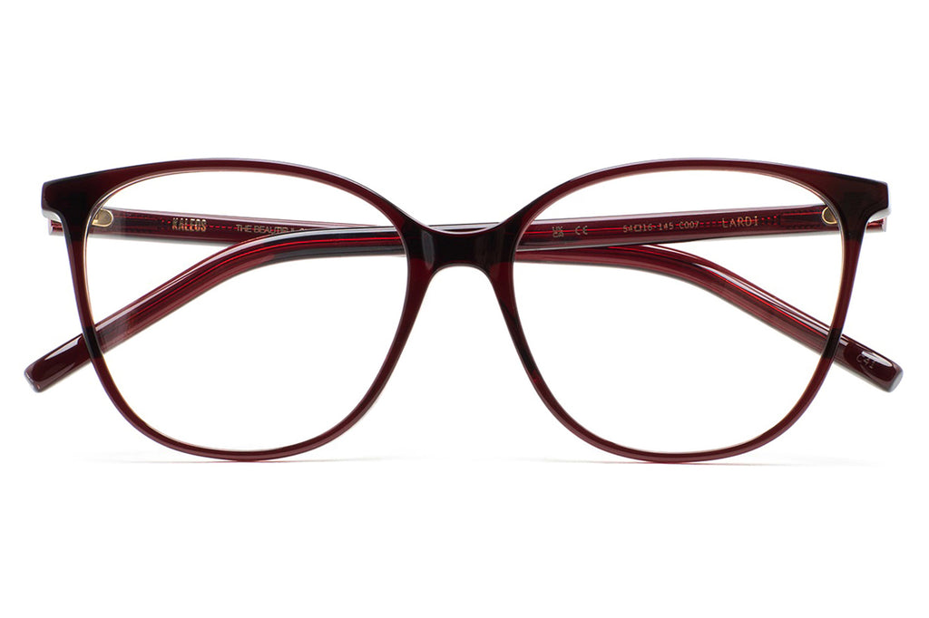 Kaleos Eyehunters - Lardi Eyeglasses Transparent Burgundy