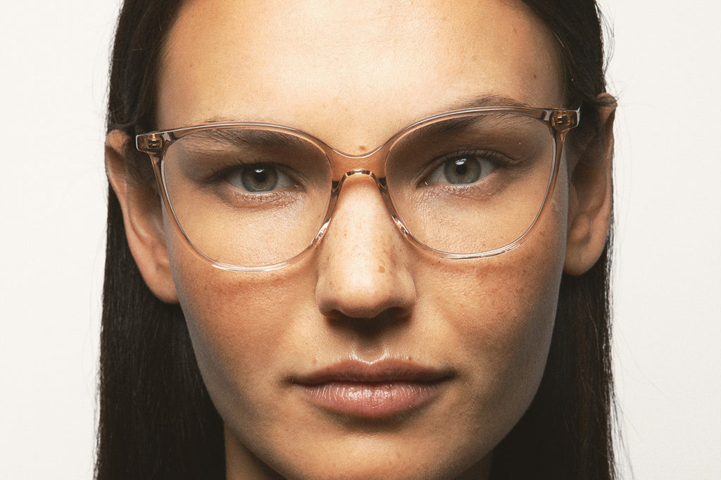 Kaleos Eyehunters - Lardi Eyeglasses Transparent Light Pink