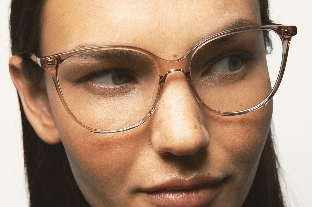 Kaleos Eyehunters - Lardi Eyeglasses Transparent Light Pink