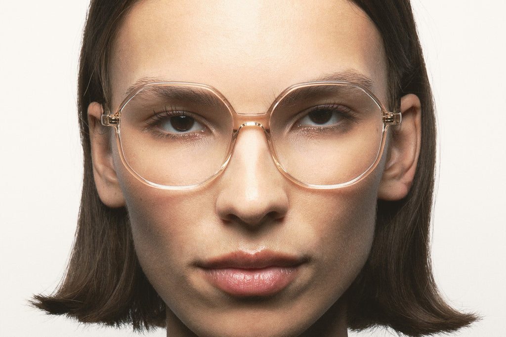 Kaleos Eyehunters - Avery Eyeglasses Beige Crystal