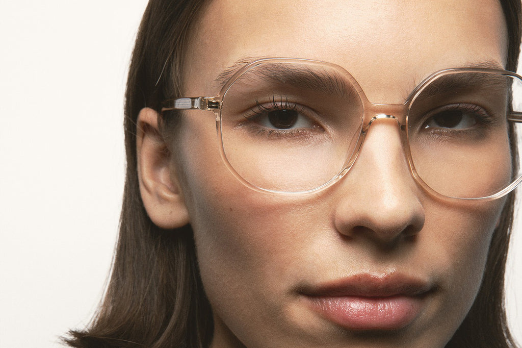 Kaleos Eyehunters - Avery Eyeglasses Beige Crystal