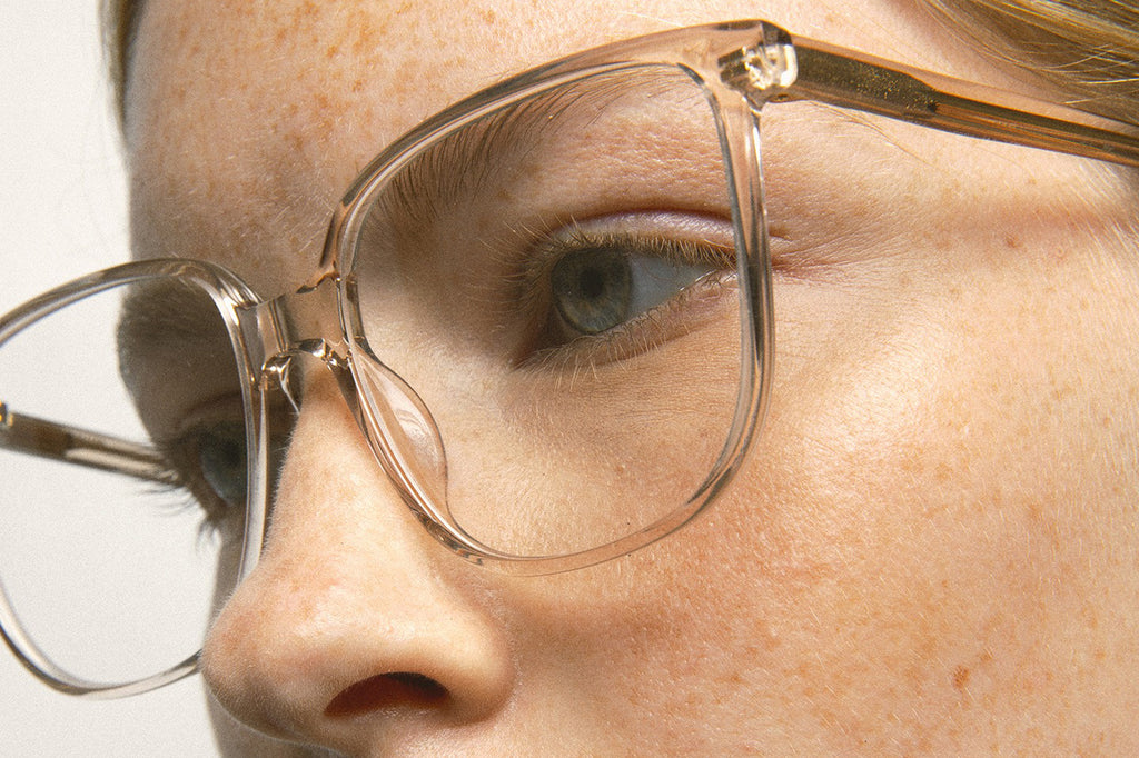 Kaleos Eyehunters - June Eyeglasses Beige Crystal