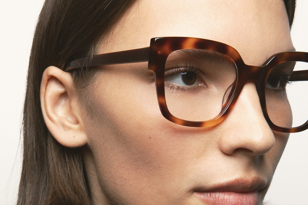 Kaleos Eyehunters - Manor Eyeglasses Dark Brown Havana