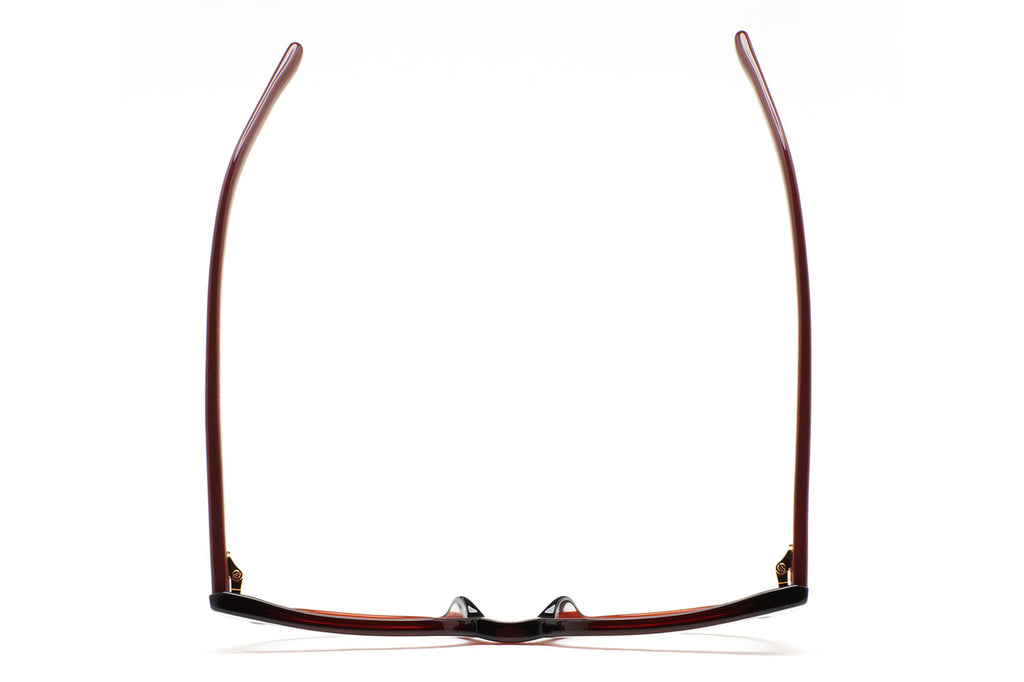 Kaleos Eyehunters - Manor Eyeglasses Transparent Dark Brown